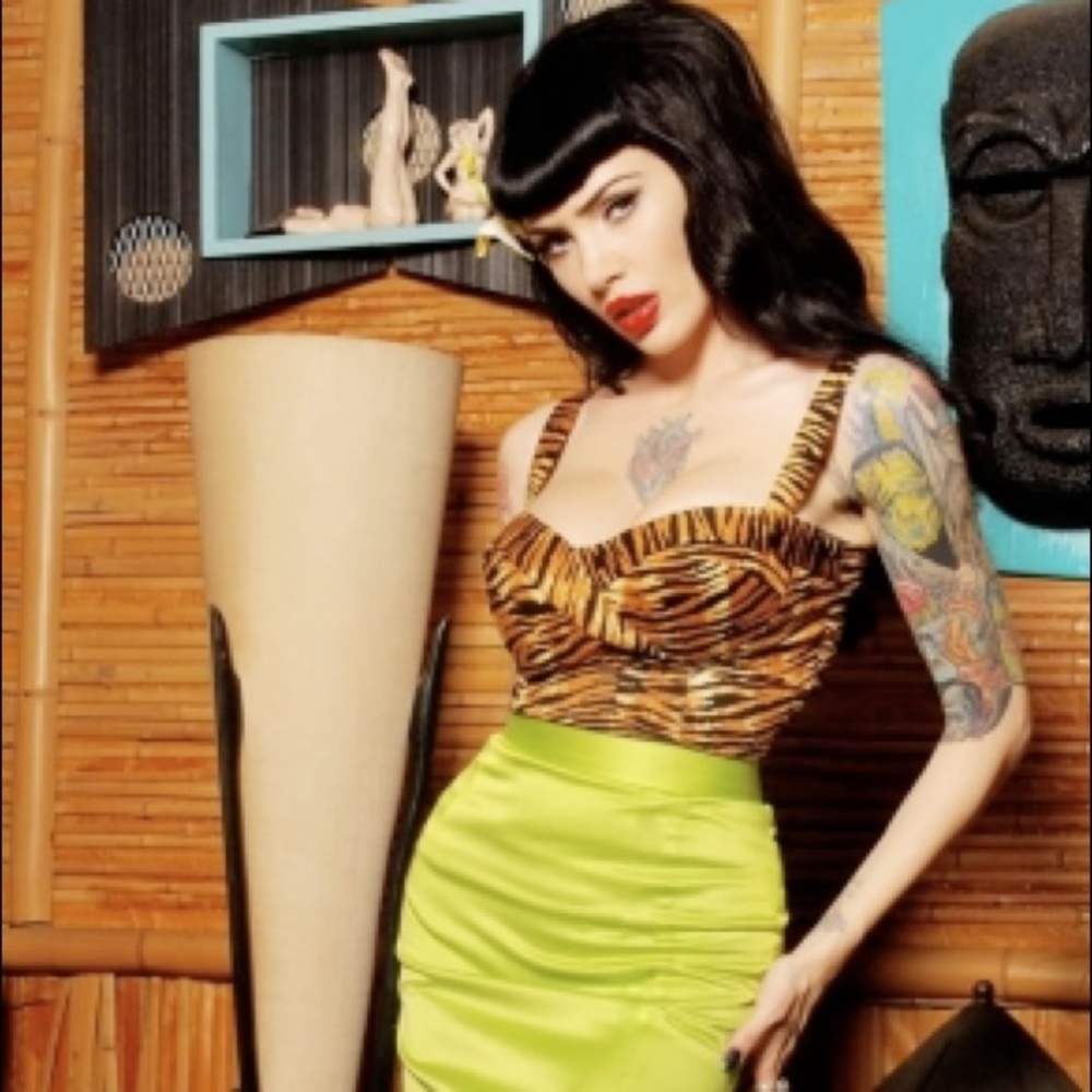 🐯 Deadly Dames Tiger Top size M